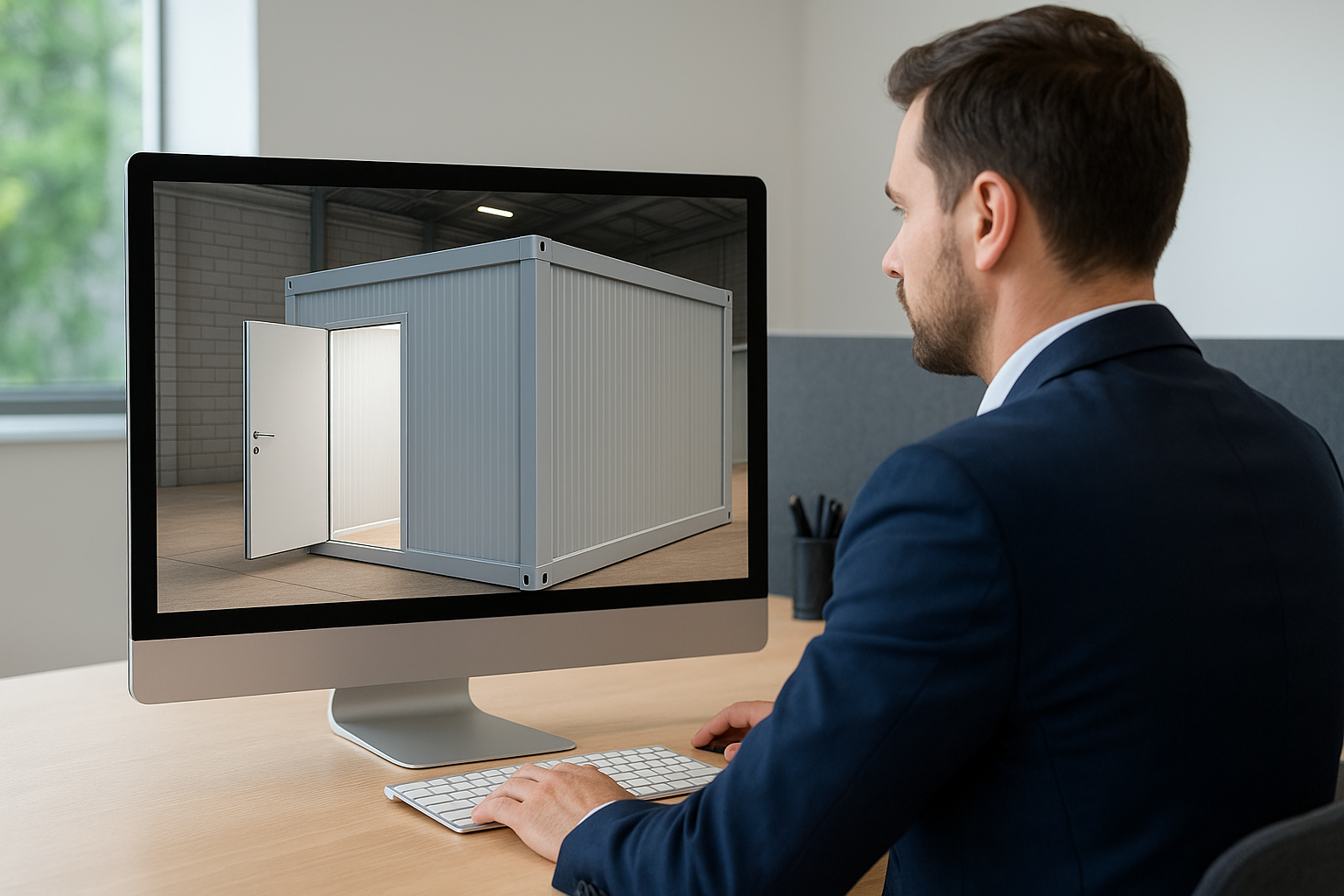 Série de módulos empilhados prontos para entrega — por que optar pelo modular.