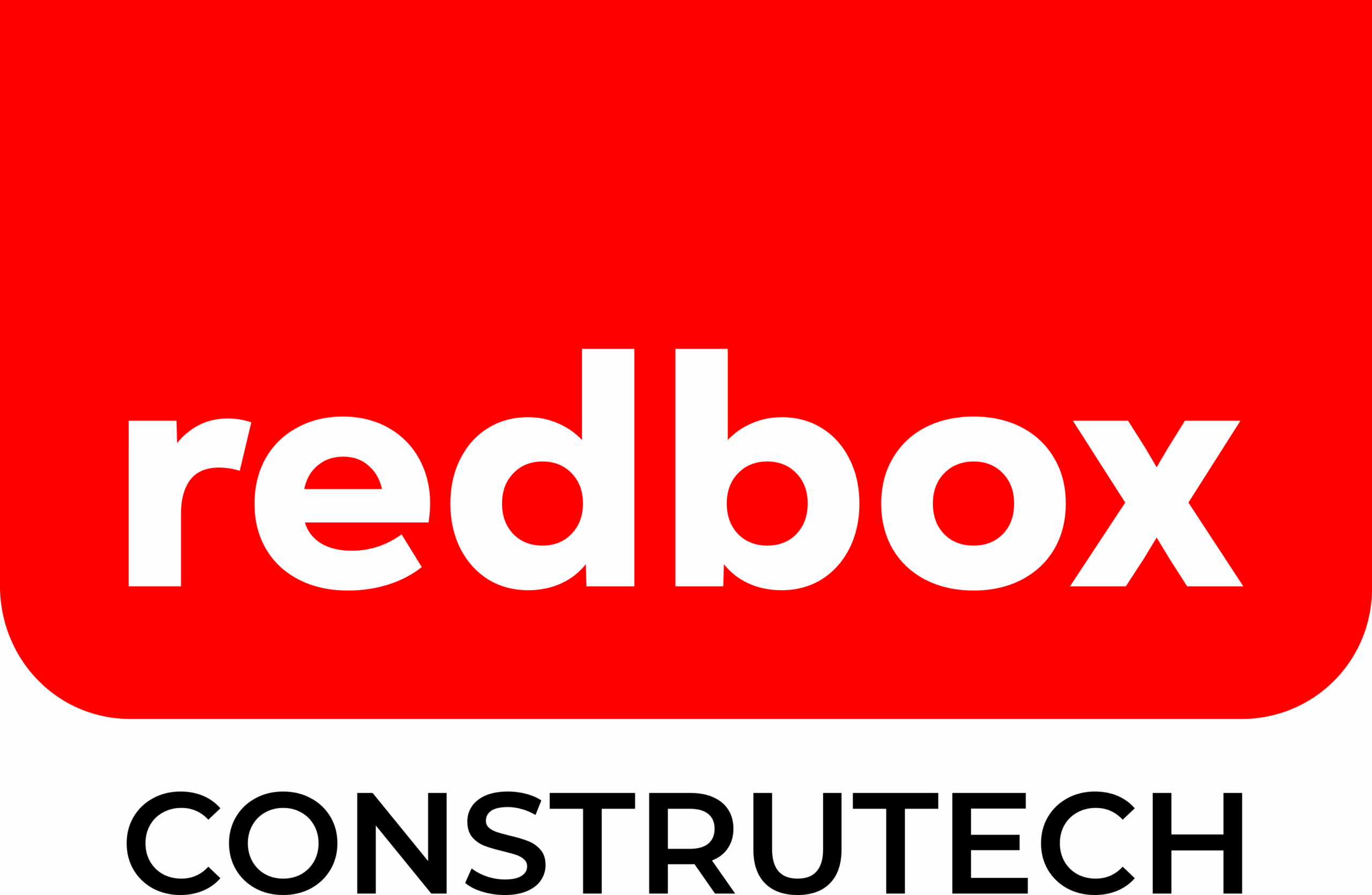 Fachada de módulo habitável branco com acabamento premium, instalado em canteiro organizado — Redbox, referência em soluções modulares.