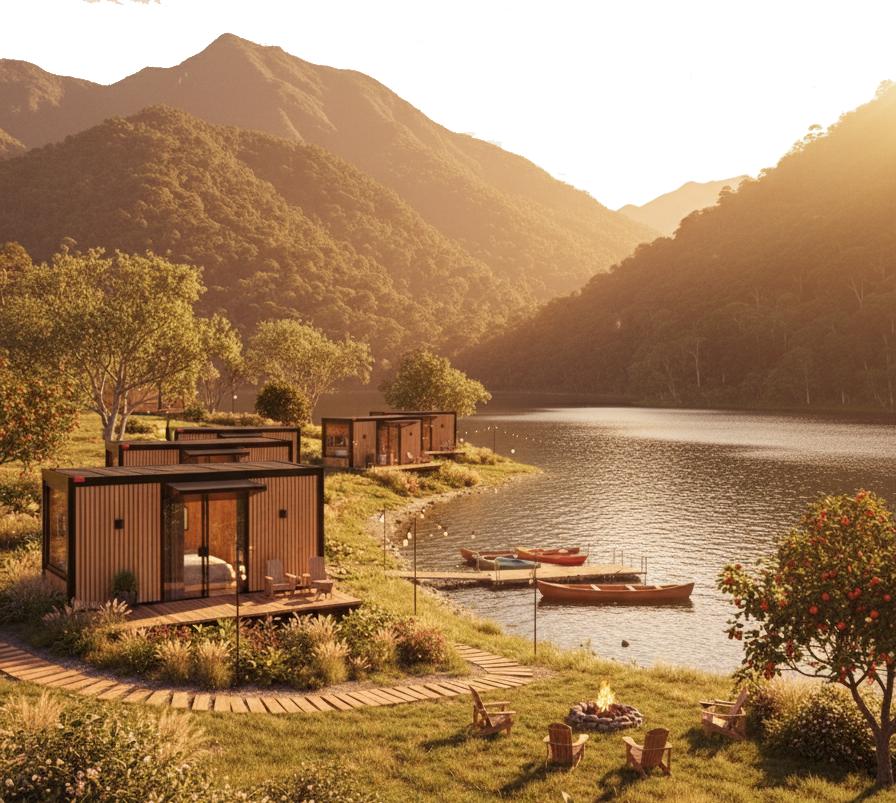 AirBnb Chale Construcao Modular Container